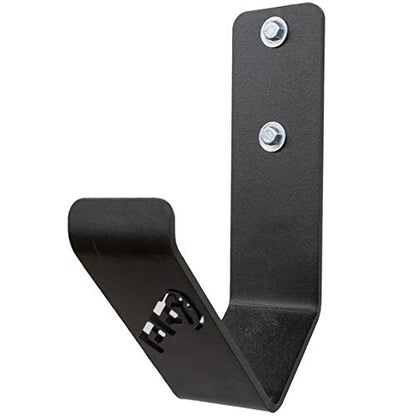 PRx Performance Exercise Rope Storage Hook, USA MADE Wall Mounted Battle Rope Holder, Home or Commercial Gym Accessory, Heavy Duty Steel, Black Powder Coated