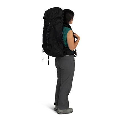Osprey Tempest 44L Women's Lightweight Hiking Backpack - Daypack for Travel & Camping, Red Pampas/Coal Grey, M/L - color: Red Pampas/Coal Grey, size: Medium-Large