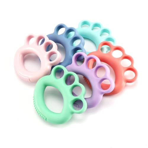 3Pcs Hand Strengthener Grip Rings with Silicone Massage Dots, Finger Strength Trainer Set 10Lb/20Lb/30Lb for Rehabilitation and Finger Exercise