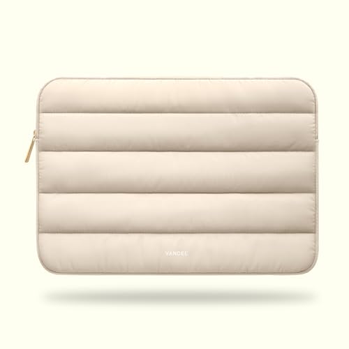 Vandel The Original Puffy Laptop Sleeve Case, 13-14 inch Laptop Sleeve Bag Case 13.3 Inch, Compatible with MacBook Air 13, Pro 14/13 iPad Pro 12.9, HP Dell ASUS, Computer Bag Cover - color: a. Sand, size: 13-14 Inch