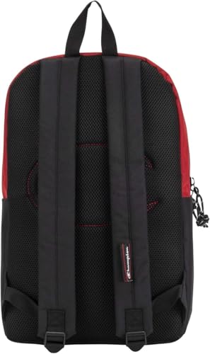Champion unisex-adult Manuscript Backpack with Padded Adjustable Straps, Water Bottle Pocket for Work, Travel, Daily Use - color: Scarlet Heather