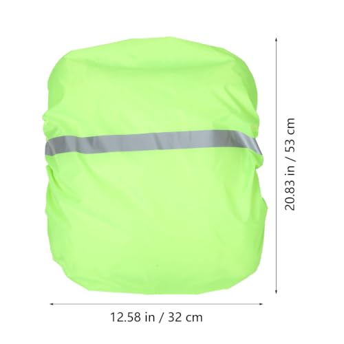 ibasenice Back Rain Cover Rear Bag Rain Covers Waterproof Back Covers Rucksacks Covers Waterproof School Bag - color: Light Green