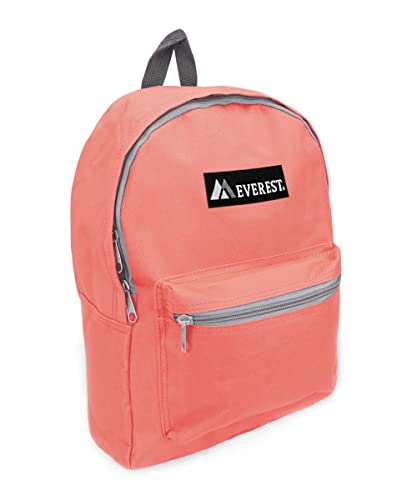 Everest 1045K Basic Backpack, 15", Coral - color: Coral