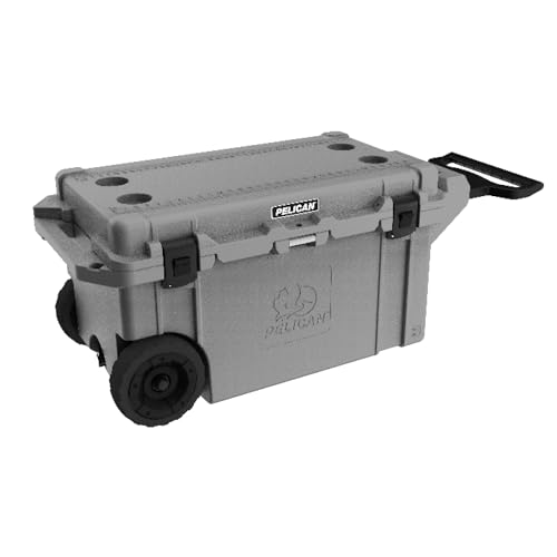 Pelican 45QT Elite Wheeled Cooler - color: Dark Grey/Black, style: 80 Quart