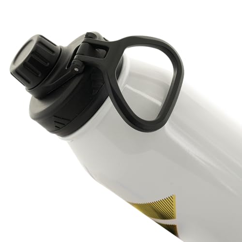 adidas Metal Water Bottle 1L - color: White/Gold Metallic/Black/L
