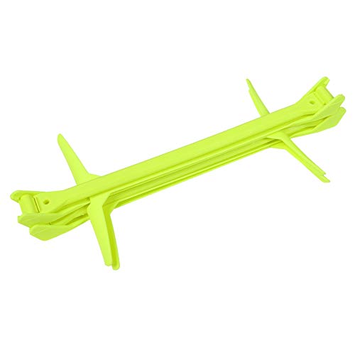RiToEasysports Soccer Training Hurdles, Portable Adjustable Agility Hurdles Lightweight 2 Pack Yellow Cones for Athletes, Coaches, Home Workouts, Field Training Drills