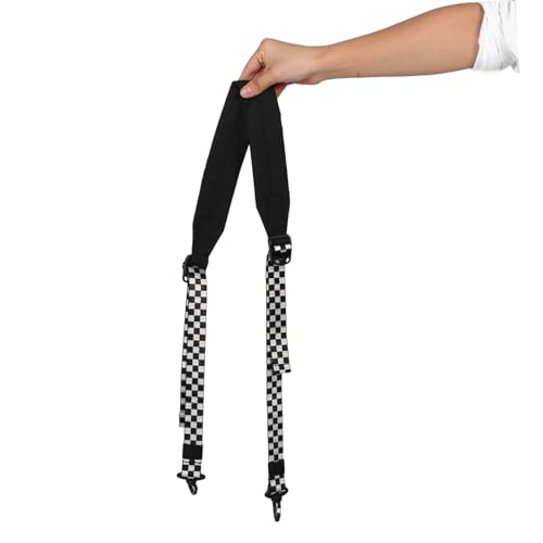 Operitacx Universal Adjustable Replacement Shoulder Strap with Padding and Quick Release Buckle, Black Crossbody Bag Strap for Purse, Handbag, Backpack, and Duffle Bags