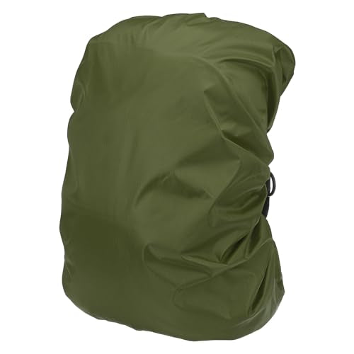 PATIKIL Waterproof Backpack Rain Cover Oxford Cloth Backpack Cover Anti-Slip Cross Buckle Straps for Hiking Camping - color: Dark Green, size: X-Small