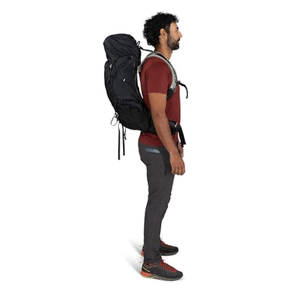 Osprey Stratos 36L Men's Hiking Backpack - Lightweight Backpacking Pack with Waterproof Raincover - Camping Bag, Nirvana Blue - color: Nirvana Blue, style: 36l