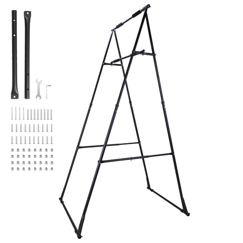 Generic Foldable Power Tower Workout Station Adjustable Pullup Fitness Equipment for Home Gym Strength Training