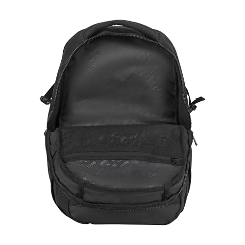 PUMA Range Backpack with Padded Straps, Laptop Sleeve & Luggage Strap, Black, One Size - color: Black