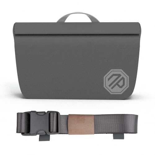 niphean IPX7 Waterproof Fanny Pack with Magnetic One-Hand Closure, Durable Waterproof Dry Bag, for Kayaking, Paddle Boarding, Beach Cruise Essentials, 2.5L Phone Pouch Dry Bags for Men Women - color: Charcoal, size: 2.5L