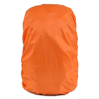 Waterproof Backpack Rain Nylon Cover, Durable Elastic Adjustable Water Resist Cover for Camping,Hiking,Climbing,30-40L - color: Orange
