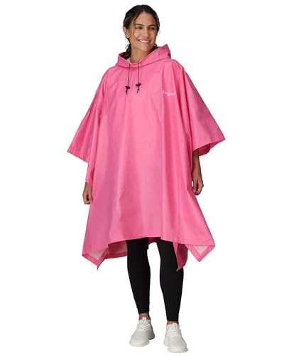 FROGG TOGGS Ultra-lite2 Waterproof, Breathable Rain Poncho, Adult and Youth Sizes - color: Pink, style: Adult