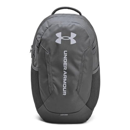 Under Armour Unisex-Adult Hustle 6.0 Backpack, (025) Castlerock / / Steel, One Size Fits Most - color: (025) Castlerock / / Steel, size: One Size