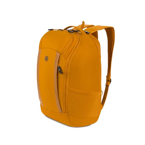 SwissGear 8119 Laptop Backpack, Fits up to 17-Inch Laptop, Mustard - color: Mustard, style: Viibe III