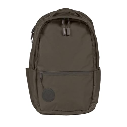 Baboon to the Moon City Backpack 24L Water Resistant Laptop Backpack for Travel Work and Daily Commute, Charcoal Ballistic Nylon Computer Backpack with Chest Strap - color: Charcoal