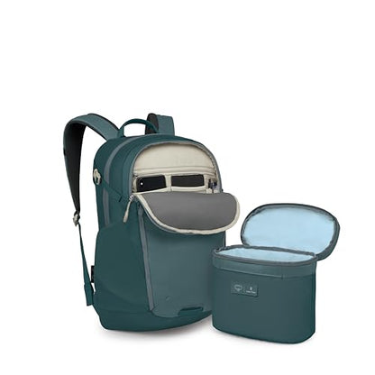 Osprey Axis Campus Laptop Backpack x Hydro Flask 5L Lunch Bag - Everyday Commuter Bundle for Campus and Work, Cascade - color: Cascade
