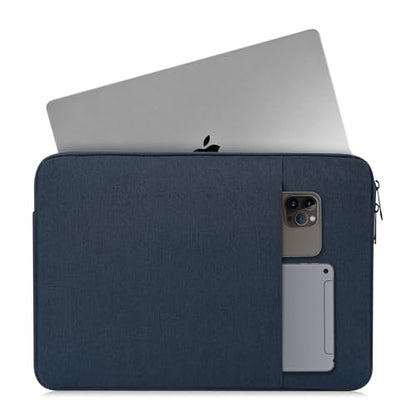 15.6 16 inch Laptop Sleeve Case for HP Envy X360/Pavilion 15, HP Omnibook 16, Lenovo IdeaPad 15, Dell Inspiron Plus 16, Acer Aspire 15, ASUS, Water-Restistant 15.6 Computer Bag -Navy Blue - color: Navy Blue, size: 15.6 inch