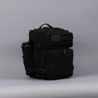 WOLFpak 25L Tactical Gym Backpack (Nightshade Edition) Durable 1000D Waterproof Oxford Material with MOLLE Webbing, Laptop Pocket & Dual Cup Holders - color: Nightshade Edition