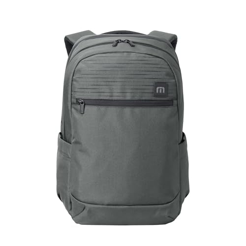 TravisMathew Approach Backpack with Laptop Sleeve, Water-Resistant Everyday Bag for Work, Travel & Hiking, Graphite - color: Graphite
