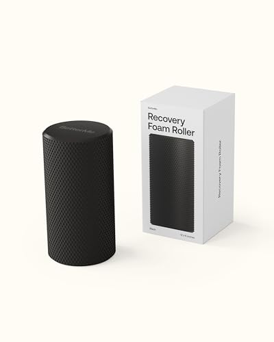 BetterMe Foam Roller for Muscle Recovery – High Density Exercise Roller for Back &Legs – Deep Tissue Massage Roller for Tension, Relief & Stretching (Black) - color: Black
