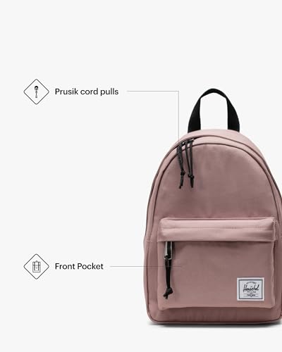 Herschel Classic Backpack, Ash Rose, Mod Mini - 6.5L - color: Ash Rose, size: Mod Mini - 6.5L