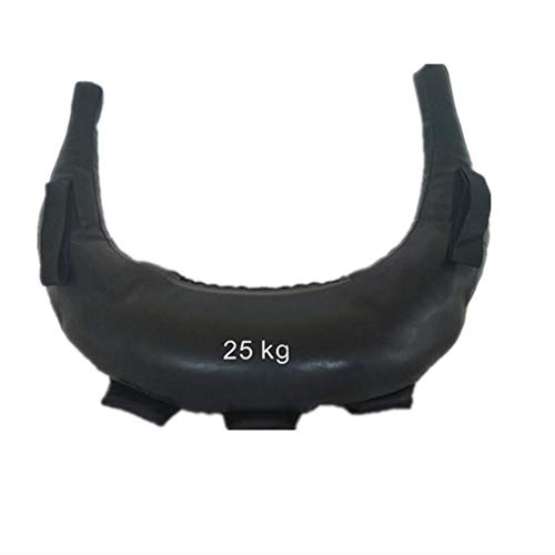 Fitness Squat Exercise Weights Sandbags, Horn Sandbag Training Exercise Dynamic Load Heavy Duty Workout Gym Sandbag for Functional Strength Training Exercises - color: Black