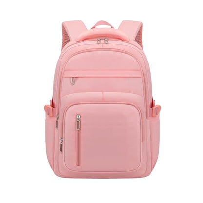 KBTYE Cute School Backpack for Women Men Casual Travel Laptop Backpack Aesthetic Lightweight College Bookbags for Kids(Pink) - color: Pink