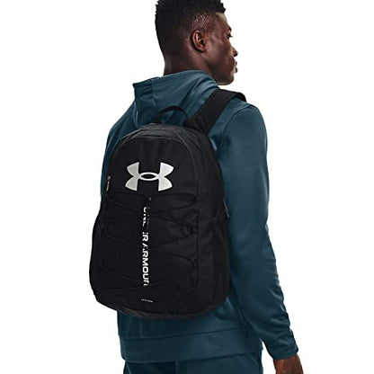 Under Armour Hustle Sport Backpack - color: Black (001)/Silver
