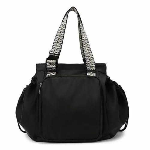 Everyday Bag, Large-Capacity Multifunctional Travel Organizer Handbag Crossbody Shoulder Tote Bag - color: Black