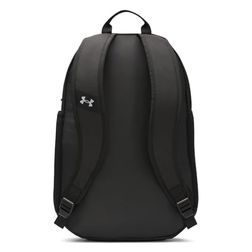 Under Armour Unisex Hustle Sport 6.0 Backpack, (001) Black/Black/Metallic Silver, One Size Fits Most - color: (001) Black / Black / Metallic Silver, size: One Size Fits Most