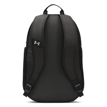 Under Armour Unisex Hustle Sport 6.0 Backpack, (001) Black/Black/Metallic Silver, One Size Fits Most - color: (001) Black / Black / Metallic Silver, size: One Size Fits Most