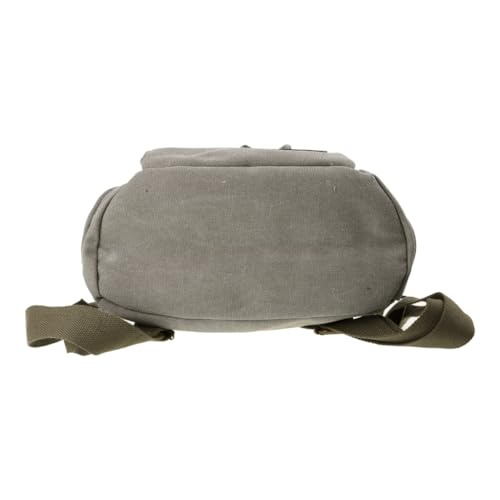 Stylish Canvas Backpack for Women Travel Daypack Trendy School Bag with Spacious Storage - color: Army Green