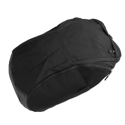 Basketball Backpack with Laptop Compartment and Wet Dry Segregation Water Lightweight Oxford Sports Backpack for Exercise Supplies and Gym - color: Black