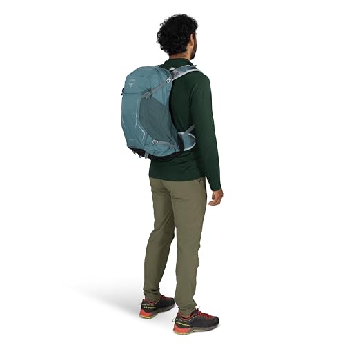 Osprey Hikelite 26L Durable Hiking Backpack - Travel Daypack with Rain Cover for Men and Women, Graphite Purple - color: Graphite Purple, style: 26l
