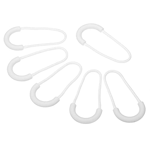 PATIKIL Zipper Pulls Replacement, 15 Pack Extension Cord Handle Plastic U-Shape Tab Tag Extender for Luggage Backpacks, Jackets, Handbags White - color: White, size: 75mm
