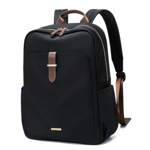 Laptop Backpack for Women,Carry on Travel Backpack Casual Work Business Backpacks Purse College,16 Inch,Black - color: Regular-black, size: 16 Inch