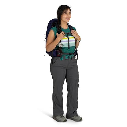 Osprey Tempest 26L Women's Lightweight Hiking Backpack - Daypack for Travel & Camping, Deep Fig/Hotspot Pink - color: Deep Fig/Hotspot Pink, size: 26L