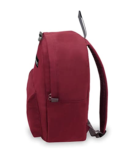 Everest Classic Backpack, Burgundy, One Size,2045CR-BURG - color: Burgundy, size: One Size
