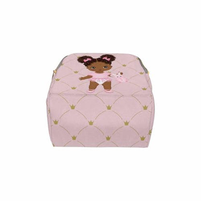 Customized Diaper Bag with Name, Personalized School Bag Monogram Nappy Backpack with Thermal Pockets for Adults Kids, Large Capacity Waterproof Diaper Bag Travel Gifts - color: Color-4