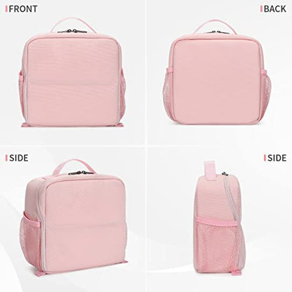 BAIGIO Camera Bag Insert Handbag Inner Case Large Capacity Small Camera Insert Bag Shockproof and Water-resistant DSLR SLR Foldable Protective Camera Organizer Cube Padded Camera Bag Pink - style: Pink Camera Bag Insert