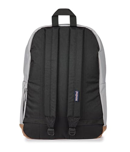 JanSport Right Pack Backpack - Durable Daypack with Padded 15 Laptop Sleeve, Spacious Main Compartment & Integrated Water Bottle Pocket - Grounded Grey - color: Grounded Grey