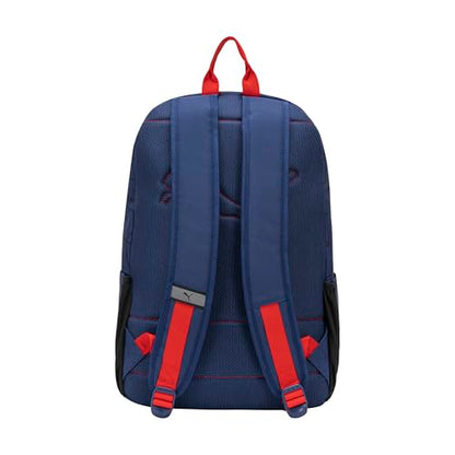 PUMA Rally 300 Backpack, Navy/Red/White, OS - color: Blue Jewel/for All Time Red