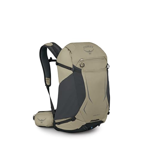 Osprey Hikelite 32L Durable Hiking Backpack - Travel Daypack with Rain Cover for Men and Women, Olive Tan - color: Olive Tan, style: 32l
