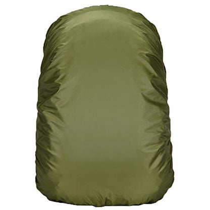 Waterproof Backpack Rain Cover with Anti Slip Buckle Strap for Camping, Hiking, Traveling, Hunting, Biking, 15-80L - color: Green, size: 30L - 40L