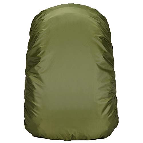 Waterproof Backpack Rain Cover with Anti Slip Buckle Strap for Camping, Hiking, Traveling, Hunting, Biking, 15-80L - color: Green, size: 70L - 80L
