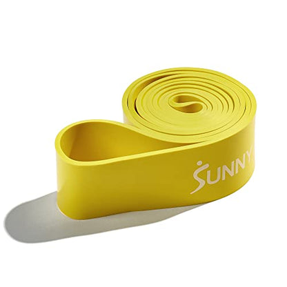 Sunny Health & Fitness Versatile Resistance Bands (Single or Combo Set) for Strength Training, Power Cage, Squat Rack, Home Gym, Body Stretching, Physical Therapy – 100, 140, 160, 180 & 10-75 LB Combo - style: 100 LB Band