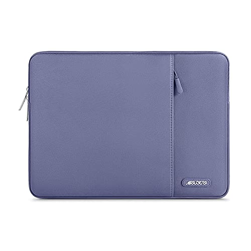 MOSISO Laptop Case 13 inch, Laptop Sleeve Compatible with MacBook Neo/Air/Pro 13 inch with A18/M5/M4/M3/M2/M1 Chip 2026-2016, Polyester Vertical Computer Sleeve Bag with Pocket, Lavender Gray - color: Lavender Gray, size: 13 inch