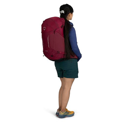 Osprey Hikelite 28L Lightweight Hiking Backpack - Durable Travel Daypack with Rain Cover for Men and Women, Chameleon/Black, M/L - color: Chameleon/Black, size: Medium-Large